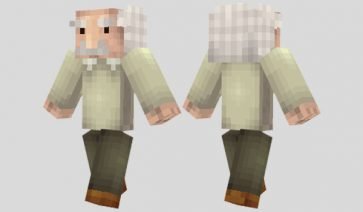 Albert Einstein Skin for Minecraft
