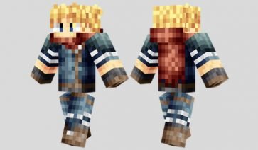 Cloud Strife Skin for Minecraft
