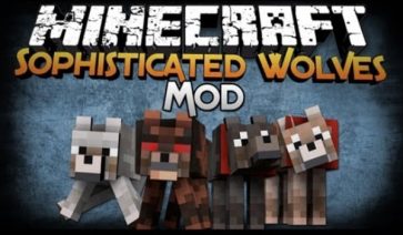 Sophisticated Wolves Mod for Minecraft 1.12.2, 1.11.2 and 1.10.2