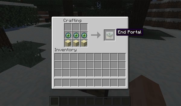 Craftable End Portal Mod