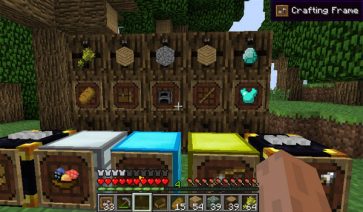 Super Crafting Frame Mod for Minecraft 1.11.2, 1.10.2 and 1.9.4