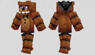 Freddy Fazbear Skin for Minecraft