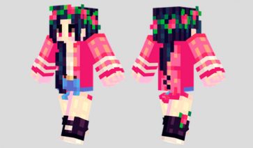 Red Roses Skin for Minecraft