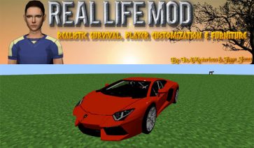 Real Life Mod for Minecraft 1.8.9 and 1.7.10