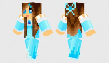 Ice Princess Skin for Minecraft