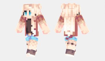 Blonde Girl Skin for Minecraft