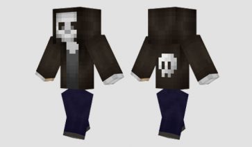 Skull Hoodie Skin for Minecraft