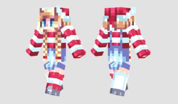 Candy Canes Skin for Minecraft