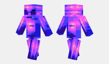 Purple Alien Skin for Minecraft