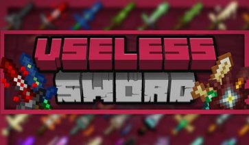 Useless Sword Mod for Minecraft 1.19.2, 1.18.2, 1.16.5 and 1.12.2