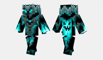 Blue Knight Skin for Minecraft