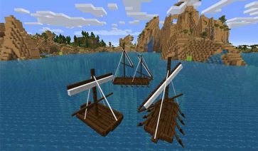 Small Ships Mod for Minecraft 1.19.2, 1.18.2, 1.17.1 and 1.16.5