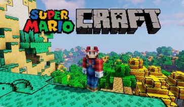 Super Mario Craft Texture Pack for Minecraft 1.16, 1.15 and 1.14