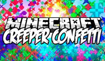 Creeper Confetti Mod for Minecraft 1.18.2, 1.17.1 and 1.16.5