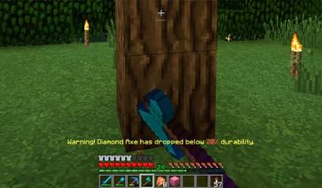 Durability Notifier Mod for Minecraft 1.18.2, 1.17.1 and 1.16.5