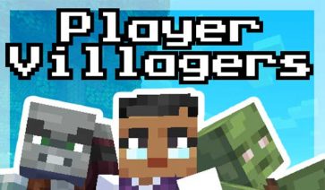 Player Villager Models Texture Pack for Minecraft 1.16, 1.15 and 1.12