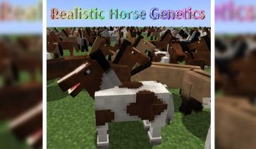 Realistic Horse Genetics Mod for Minecraft 1.18.2, 1.17.1 and 1.16.5