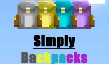 Simply Backpacks Mod for Minecraft 1.16.5, 1.15.2 and 1.12.2