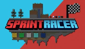 Sprint Racer Map for Minecraft 1.18, 1.17 and 1.16