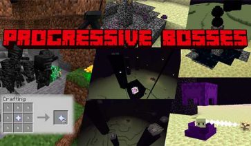 Progressive Bosses Mod for Minecraft 1.19.2, 1.18.2, 1.16.5 and 1.12.2
