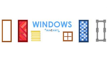 Macaw’s Windows Mod for Minecraft 1.19, 1.18.2, 1.16.5 and 1.12.2