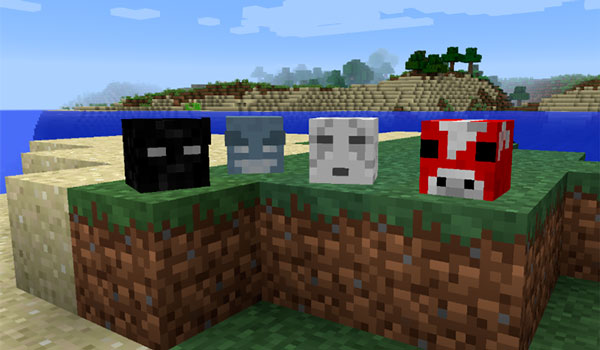 Just Mob Heads Mod for Minecraft 1.18.2, 1.17.1 and 1.16.5