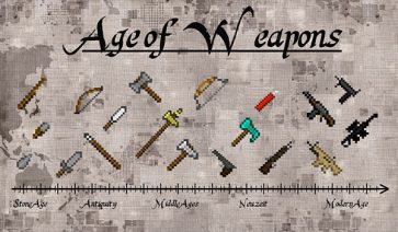 Age of Weapons Mod for Minecraft 1.19.1, 1.18.2 and 1.12.2