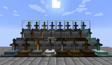 Sword Displays Mod for Minecraft 1.19.2, 1.18.2 and 1.16.5