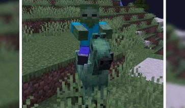 Zombie Horse Spawn Mod for Minecraft 1.19.2, 1.18.2, 1.17.1 and 1.16.5