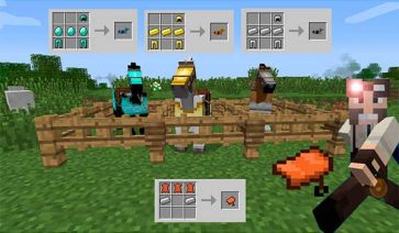 Craftable Horse Armour & Saddle Mod for Minecraft 1.19, 1.18.2, 1.17.1, 1.16.5 and 1.12.2