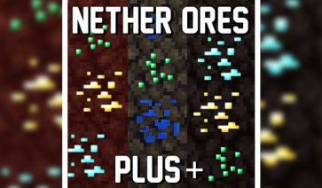 Nether Ores Plus Mod for Minecraft 1.18.2, 1.17.1, 1.16.5 and 1.12.2
