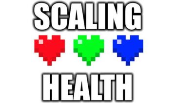 Scaling Health Mod for Minecraft 1.18.2, 1.17.1, 1.16.5 and 1.12.2