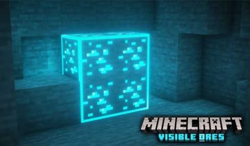 Visible Ores Texture Pack for Minecraft 1.19, 1.18 and 1.16