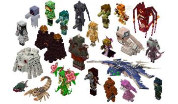 Hostile Mobs and Girls Mod for Minecraft 1.19.2, 1.18.2 and 1.16.5